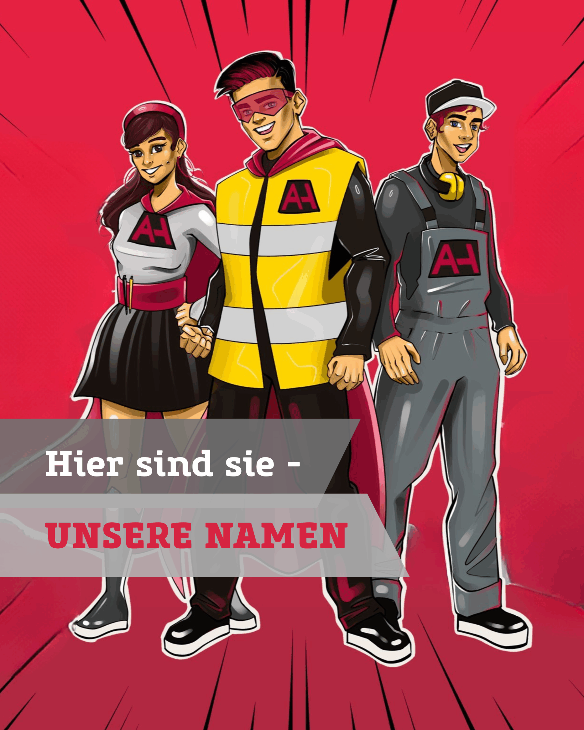 Our superheroes finally have names!