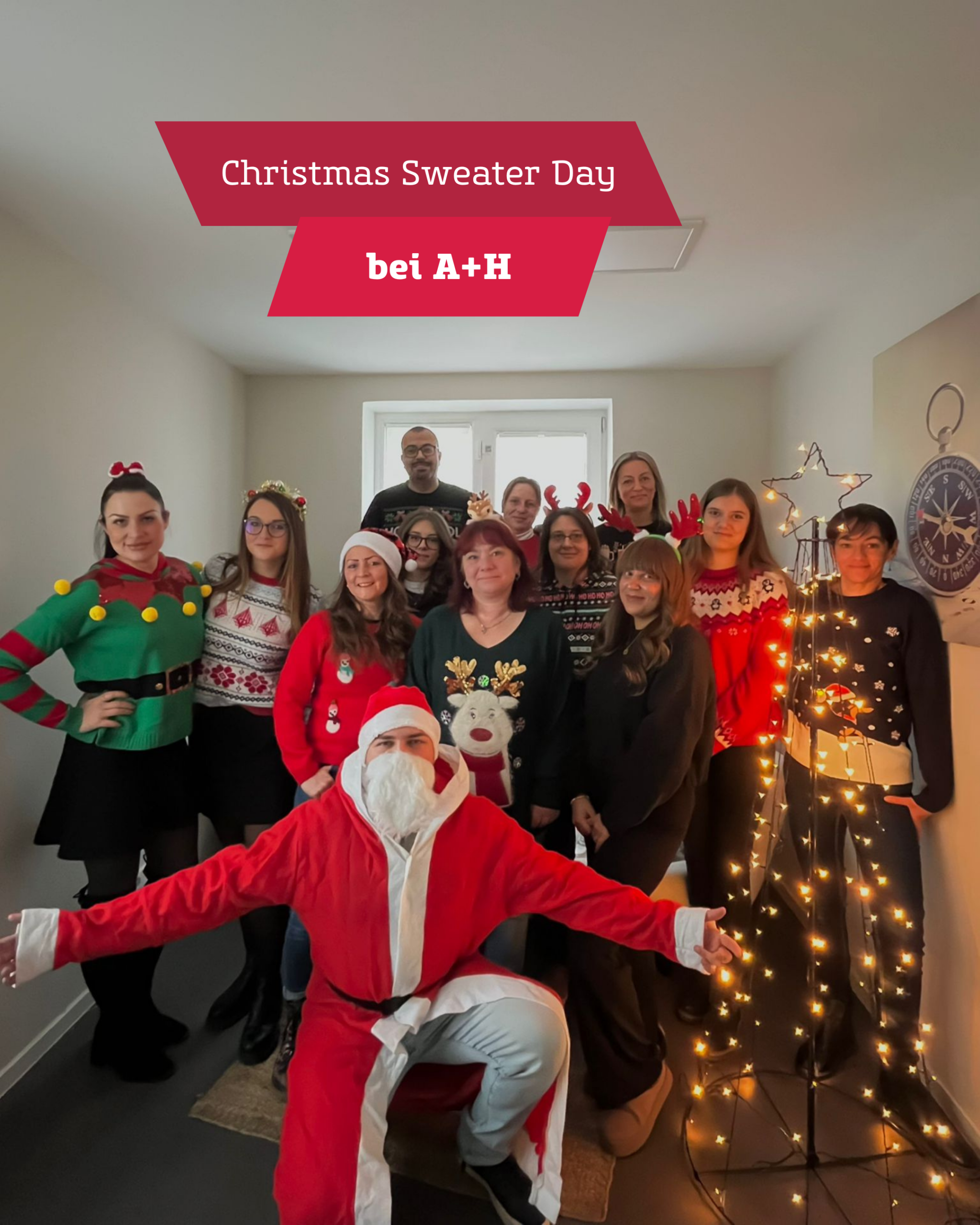 Christmas Sweater Day bei A+H